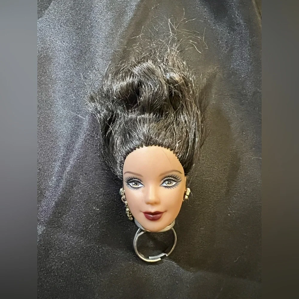 Doll head beaded adjustable rings